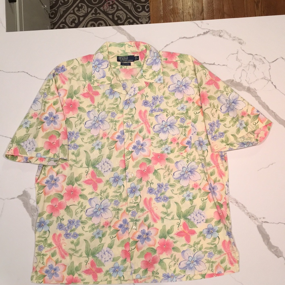Polo Ralph Lauren Men’s Button Up Shirt Floral